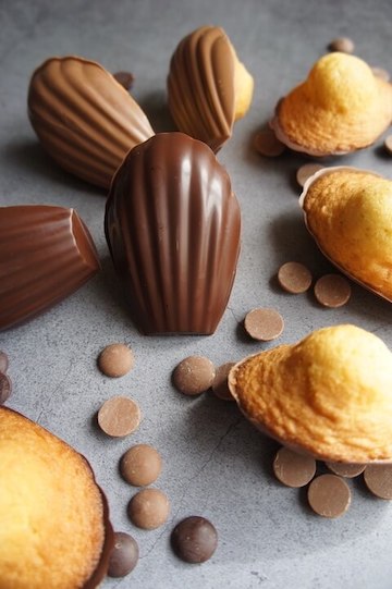 Madeleine coque chocolat