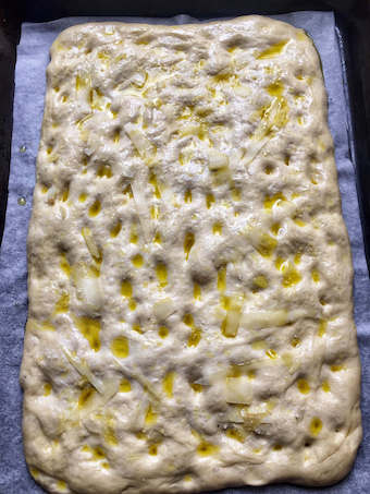 Focaccia saumure